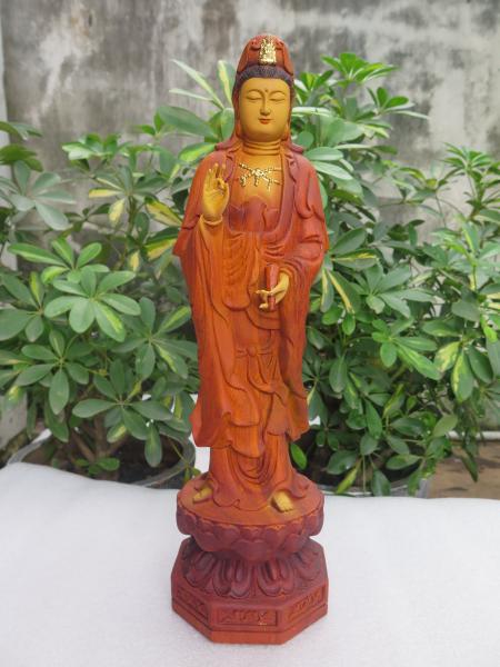 Tượng Phật Bà Quan Âm Gỗ Hương Sơn Giả Cổ 40