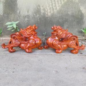 Tượng Tỳ Hưu Hương Nguyên khối 18x30x12